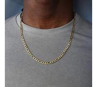 SONGK Mode Chaîne Collier Hommes en Acier Inoxydable Or Couleur Long Collier pour Hommes Bijoux Cadeau Collier