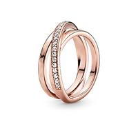 SONGK Produits de Mode en Argent Sterling 925 Couleur Or Rose Bague Fleur Marguerite pour Les Femmes bagues en Argent 925 Originales Bijoux