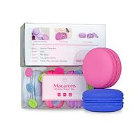 Songlela Portable Silicone Cosmétique Vide Pot, Bocal de Voyage Crème Baume Maquillage Récipient de Shampooing Cas, Petit Boîte en Silicone sans BPA, Aéroport Approuvés, Sans BPA - 4 Pièces 20 ml