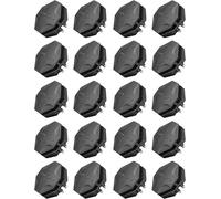 SONGMICS 20 x Pièce de Fixation Raccord pour Armoire en Plastique Noir ALPC0B-20V1