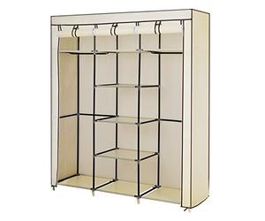 SONGMICS Armoire De Rangement Penderie Beige 175 X 150 X 45 RYG12M