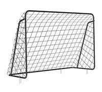 SONGMICS Cage de Football pour Enfant, Filet de Football, Montage Rapide, pour Jardin, Cour, Parc, Plage, Tubes en Fer, Filet en PE, 300 x 120 x 205 cm, Nero SZQ300BK