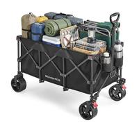SONGMICS Chariot Pliable, Capacité de 200 L, Supporte Jusqu’à 150 kg