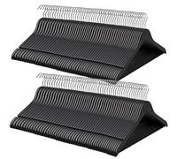SONGMICS Cintre Bois, Lot de 100, avec Encoches Antiglisse