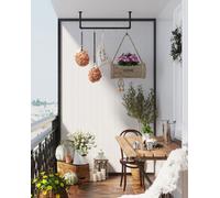 SONGMICS Cintre mural tube industriel 2pcs industriel 92x30x7,5cm
