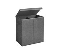 Songmics corbeille de tri textile, 142 l, gris