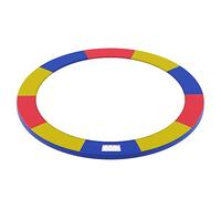 SONGMICS Coussin de Protection de Trampoline, Coussin de sécurité de Rechange, diamètre 366 cm, Largeur 30 cm, résistant aux Rayons UV, Anti-déchirure, Protection Bord, Multicolore STP12RY