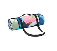 SONGMICS Couverture de Pique-Nique, 200 x 150 cm, Grand Tapis, pour Camping, Parc, Jardin, Plage, Hydrofuge, Lavable en Machine, Pliable, Motif Fougère Multicolore GCM002Q01