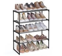 SONGMICS Étagère à chaussures à 4 niveaux, organiseur de chaussures en