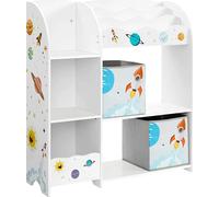 SONGMICS Étagère pour chambre d’enfant, blanc