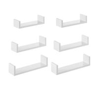 SONGMICS Étagères Murales Suspendues, Lot de 6, Capacité 10 kg