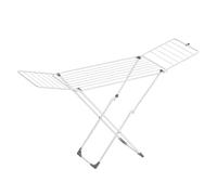 SONGMICS Étendoir à Linge, Séchoir Pliable, 50 x 182 x 102,5 cm, avec Barres, Support de Séchage sur Pieds, Blanc