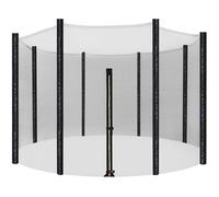 SONGMICS Filet de remplacement de trampoline - Ø 305 cm - Filet de sécurité pour 8 poteaux droits - Filet rond - STN10FT