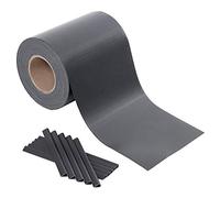 SONGMICS GPJ070H Lot de 2 Rouleaux de Bande Brise-Vue en PVC Ultra épais de 35 m x 19 cm Longueur Totale 70 m avec 50 Clips de Fixation Anthracite