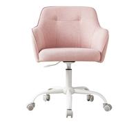 SONGMICS HOME Fauteuil ergonomique pivotant réglable - Rose