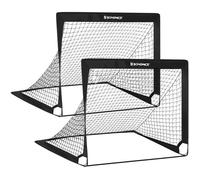 SONGMICS Lot de 2, Cage de Football pour Enfants, Pliable, Filet de Football, Tissu Oxford et Polyester