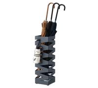 SONGMICS LUC016G01 Porte-parapluies en métal anthracite -15,5 x 15,5 x 49 cm