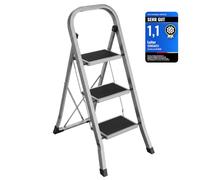 SONGMICS Marchepied 3 Marches Pliable, Escabeau, Charge 150 kg