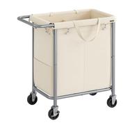 SONGMICS Panier à linge à roulettes URLS004W01