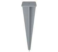 SONGMICS Piquet de Sol pour Store Latéral, Ancrage de Terre, Accessoire de Fixation, Compatible avec Stores Latéraux de SONGMICS avec Poteaux de Support en Acier, Gris GSA501Y01
