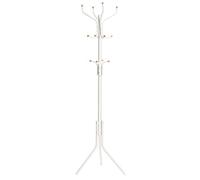 SONGMICS Porte-Manteau sur Pieds, Acier, 182 cm | Support Manteau, Blanc Perle, Collection ALAN RCR19W