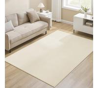 SONGMICS Tapis Décoratif, 160 x 230 cm, Tapis de Salon, Antidérapant, Décoration Intérieure, pour Salon, Chambre, Lavable en Machine, Style Moderne, Beige Cappuccino TAR013LZ02