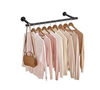 SONGMICS Tringle à vêtements murale, 1 pièce, capacité de charge 60 kg