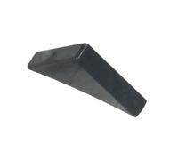 SONGMIky 1PC Transparent Plastic Glass Frame Protective Cover White Triangle Corner Beauty Mirror Lens Position Anti-Collision Pad(Side Length 55 * 55*Inner Width 18MM Black)