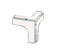 SONGMIky 2/4/8/12/16/20/36/48/64 Pièces Protection d'angle De Table Sécurité for Enfants Bord en Silicone Couverture Cheminée Bureau Anti-Collision Transparente(Type B (T Shape),2 Pcs)