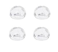 SONGMIky 4/8/16/20 Pièces Bébé Coin De Sécurité Silicone Protecteur Table Doux Transparent Enfants Anti Collision Bord Protection Gardes(Round-4pcs)