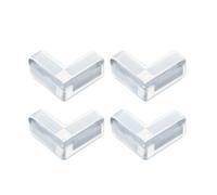 SONGMIky 4PCS Soft Silicon Table Desk Corner Guard Baby Safe Protector Children Safety Edge Guards for Kids Protection(Transparent)