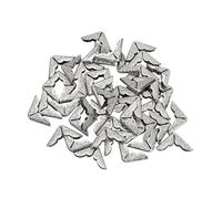 SONGMIky 50/100/200/300/500/800/1000pcs Scrapbooking Albums Corner Protector Notebook Bookmark Cover Edge Protectors DIY Decor Craft Supplies(Silver-300pcs)