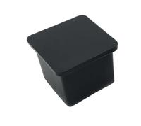 SONGMIky Bouchons De Pieds Chaise Carrés en Caoutchouc, Couvre-Pieds Table Rectangulaires, Tuyaux, Chaussettes Anti-poussière, Protection Sol, Nivellement des Meubles, 4/6/8 Pièces(38x38mm,4 Pcs)