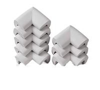 SONGMIky Lot de 5/10 Protections d'angle for Bébé, Pré-adhésives, for Meubles Souples, Anti-Collision for Tables Et Lits, for Tout-Petits Nourrissons(Gray 4pcs)