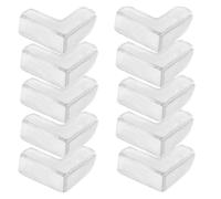 SONGMIky Protecteur d'angle en Silicone for Bébés Et Enfants, 4/8/10/16 Pièces, Protection De Meubles avec Bord Table Adhésif, Pare-Chocs Sécurité(10PCS L Shaped)