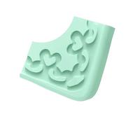 SONGMIky Protecteur De Coin Table À Angle Droit Solide Style Chinois, Protection en Silicone Contre Les Enfants, Coussinets for Bébés Et, 1 Pièce(Green)