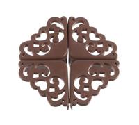 SONGMIky Protecteur De Coin Table À Motif Floral, 4 Pièces, Protection Bord Sécurité en Silicone Souple for Bébé Et Enfants