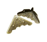 SONGMIky Protecteurs d'angle Finition Métal Antique, 8 Pièces, Protections De Bord Décoratives