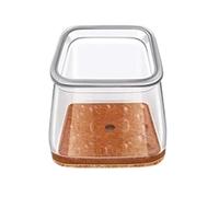 SONGMIky Protecteurs De Sol for Pieds Chaise Carrés, 24/48 Pièces, Coussinets Meubles avec Feutres for Sols en Bois Dur, Curseurs, Capuchons Silicone(Brown M,48pcs)