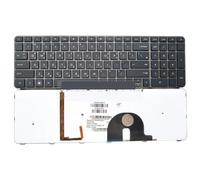 SONGOZD Clavier coréen rétroéclairé pour Ordinateur Portable HP Envy 17-1000, 17-2000, 17t-1000, 17-1002TX, 17-2090 et 17-2070 (Cadre Gris, référence 610914-AD1)