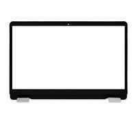 SONGOZD Coque arrière LCD, Cadre Avant, charnières, Coque inférieure pour Inspiron 15 5584 Argent Facile à remplacer(Front Bezel Cover)