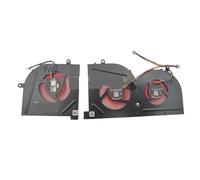 SONGOZD Ventilateur de Refroidissement pour processeur et Carte Graphique d'ordinateur Portable MSI GS63 GS73 VR MS-17B2 17B1 16K2 16K3 BS5005HS-U2F1 U3I U3J(Red CPU GPU)