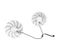 SONGOZD Ventilateur GPU Blanc, 89MM 100MM GAA8S2U GA92S2U RTX3060, pour Zotac pour RTX 3060 Ti pour AMP 3070, Double Carte Graphique(Brown)