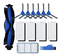 SONGRUI Pièces de rechange pour aspirateur robot Eufy Robovac 11S, 12, 15T, 15C, 25C, 30, 30C, 35C Slim Carpet Robotic Aspirateur Filtre HEPA Pré-filtre Brosse rouleau Brosse rotative Brosse latérale