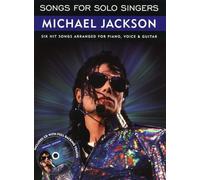 Songs for solo singers: michael jackson piano, voix, guitare+cd