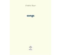 Songs - Frédéric Boyer - P.o.l. - broché - Poésie
