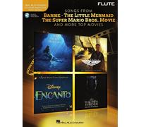 Songs From Barbie, The Little Mermaid, The Super Mario Bros. Movie, And More Top Movies For Flute With Online Audio Accompaniments And Backing Tracks