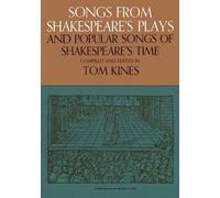 Songs From Shakespeare's Plays And Popular Songs Of Shakespeare's Time