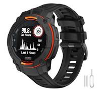 Songsier Bracelet Compatible avec Garmin Instinct 3 45mm, Bretelles de Sport en Silicone Souple pour Instinct 2 Solar, Instinct E 45mm, Instinct 2, Instinct Tactical/Tide/Esports Homme Femme