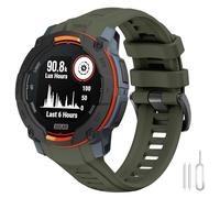 Songsier Bracelet Compatible avec Garmin Instinct 3 45mm, Bretelles de Sport en Silicone Souple pour Instinct 2 Solar, Instinct E 45mm, Instinct 2, Instinct Tactical/Tide/Esports Homme Femme